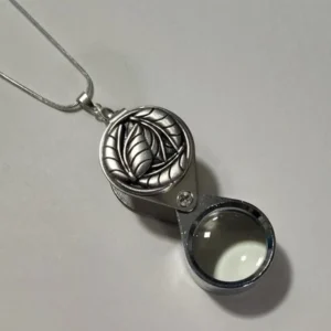 Lupe Juwelier verzierte Blattlupe 20x stark-