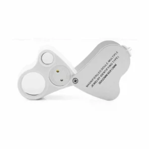 30x 60x Loupe magnifying glass LED Lighted magnifier Jeweler jade identification